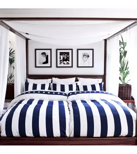 Southampton Stripe pussilakanat - Peitot ja lakanat - NP0010 - 1
