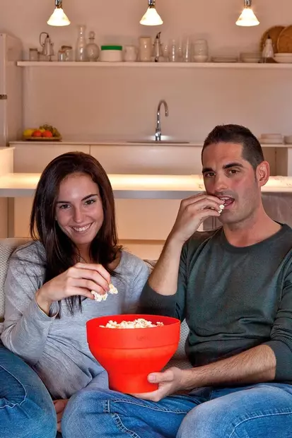 Lekue Popcornin Valmistusastia - Muut keittiötarvikkeet - LE881640 - 2