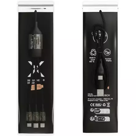 SCX.design C50 100 W:n / 5 A:n pikalataava 5-in-1-kaapeli digitaalisella näytöllä - Latausjohdot - 2PX16290 - 5