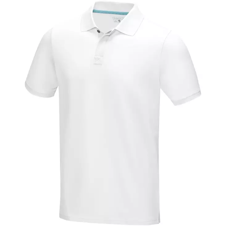 Graphite short sleeve men’s organic polo - Pikeet - 37508 - 1