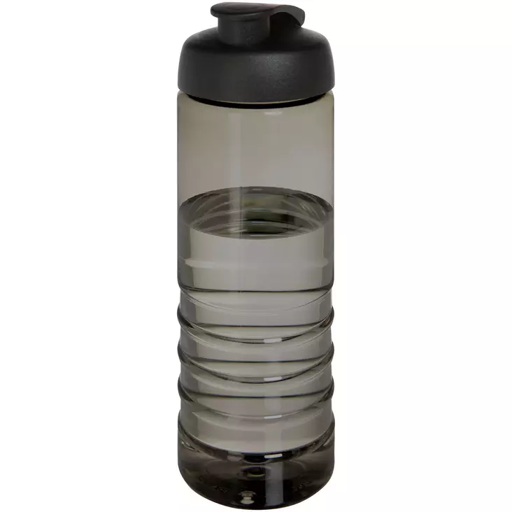 H2O Active® Eco Treble 750 ml:n juomapullo flip lid -kannella - Sporttipullot painatuksella - 210479 - 1