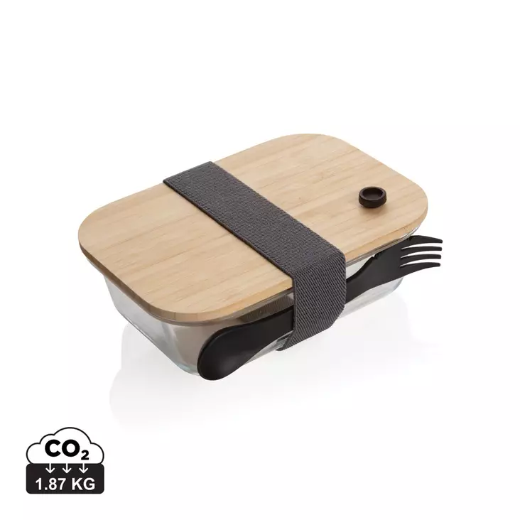 Lasinen lounasrasia bambukannella - Lounasrasiat - P269.560 - 1