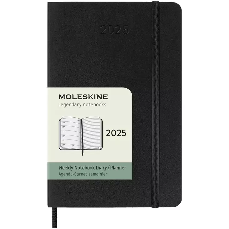 Moleskine pehmeäkantinen taskukokoinen viikkopäivyri 12 kuukaudelle - Pehmeäkantiset muistikirjat - 10794990 - 1