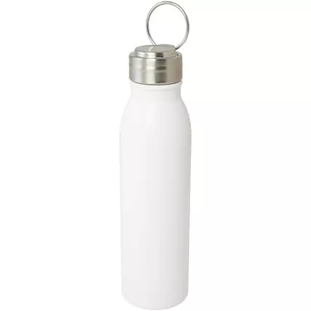 Harper 700 ml:n RCS-sertifioidusta ruostumattomasta teräksestä valmistettu vesipullo metallisilmukalla - Juomapullot painatuksella - 100792 - 1