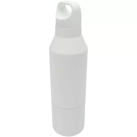 Odessy 600 ml:n RCS-sertifioitu kierrätetystä ruostumattomasta teräksestä valmistettu termospullo 300 ml:n kupilla - Termospullot kaiverruksella - 100840 - 1