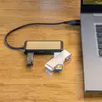 Link RCS kaksoistulo USB-hub kierrätysmuovia ja bambua - Muu tekniikka - P308.5601 - 4