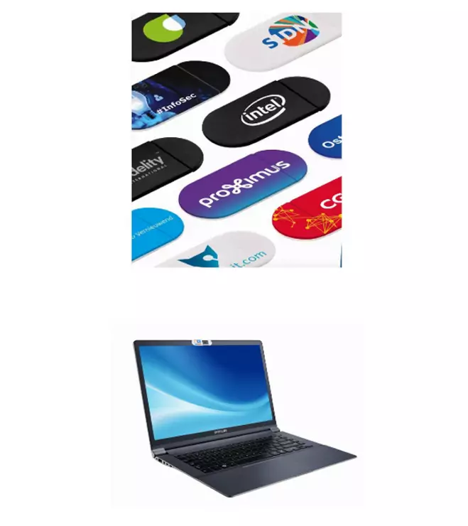 WEBKAMERAN SUOJA LOGOLLA - Give away tuotteet  - MGIF1001 - 1