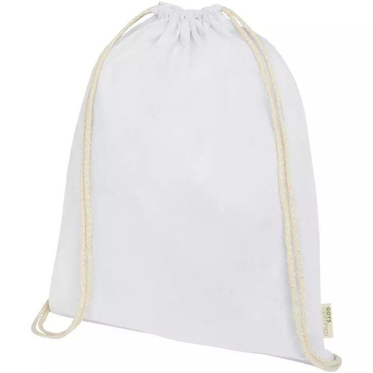 Orissa 100 g/m² organic cotton drawstring bag 5L - Narureput - 120490 - 1