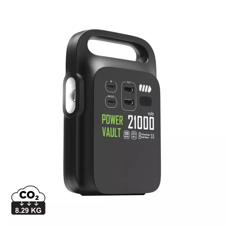 Power Vault 21000 kannettava virta-asema RCS muovista - Powerbankit ja laturit - P322.331 - 1