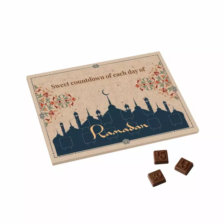 Ramadan Suklaakalenteri Omalla Painatuksella - Suklaakalenterit - SLO0581 - 1