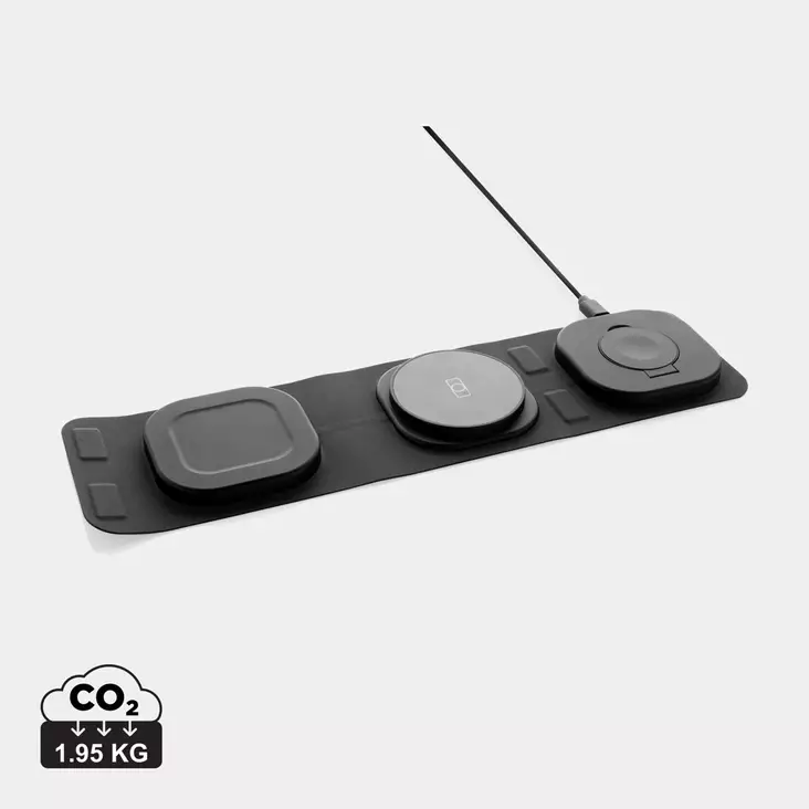 Swiss Peak RCS rplastic 3-in-1 langaton 15W matkalaturi - Powerbankit ja laturit - P308.531 - 1