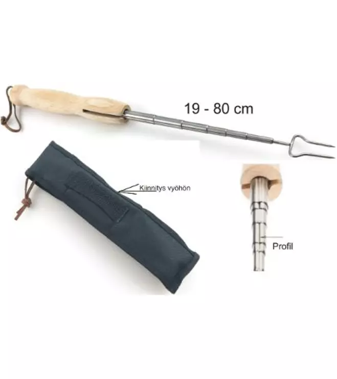Teleskooppi makkaratikku - Grillaustarvikkeet - NKO011 - 1
