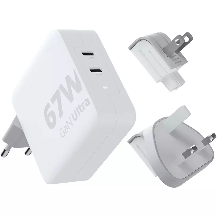 Xtorm XVC2067 GaNUltra 67 W matkalaturi 100 W USB-C PD -kaapelilla - Powerbankit ja laturit - 12439601 - 1