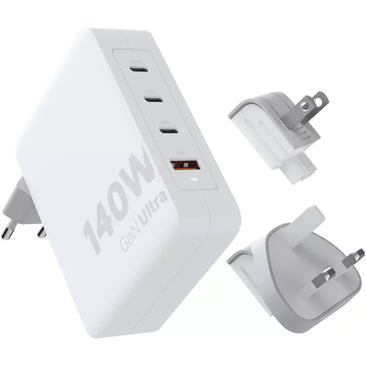 Xtorm XVC2140 GaNUltra 140 W matkalaturi 240 W USB-C PD -kaapelilla - Powerbankit ja laturit - 12439701 - 1
