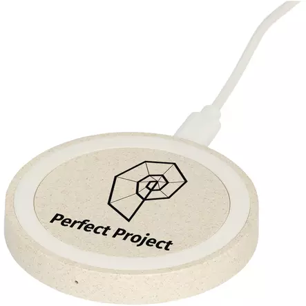 Naka-latausalusta, langaton, 5 W, vehnänolkea - Puhelintarvikkeet - 12413602 - 2