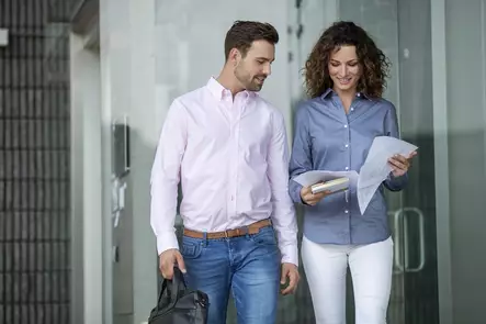 Vaillant pitkähihainen miesten oxford- paita - Kauluspaidat - 38162 - 1