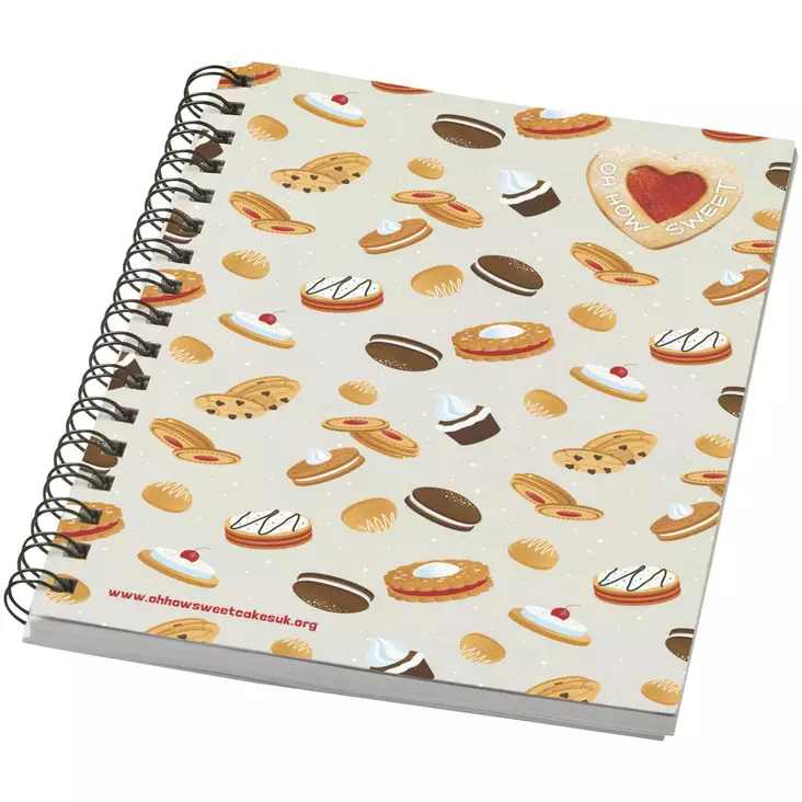 Desk-Mate® värillinen kierremuistivihko, A6 - Pehmeäkantiset muistikirjat - 210188 - 1