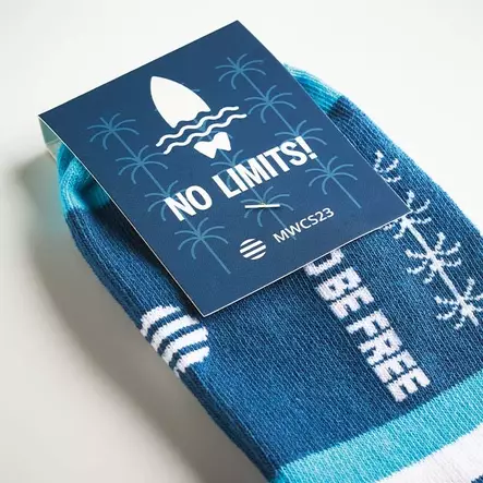 Varrettomat Sukat Omilla Väreillä ja Logoilla - Sukat - MWCS23 - 2