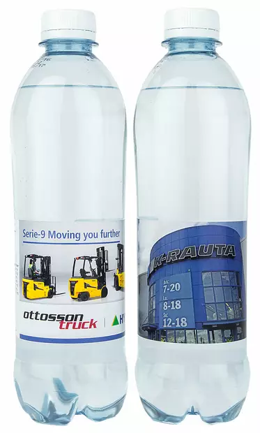 Hiilihapotettu Lähdevesi Logolla 0,5L - Makuvesi - FRE003 - 2