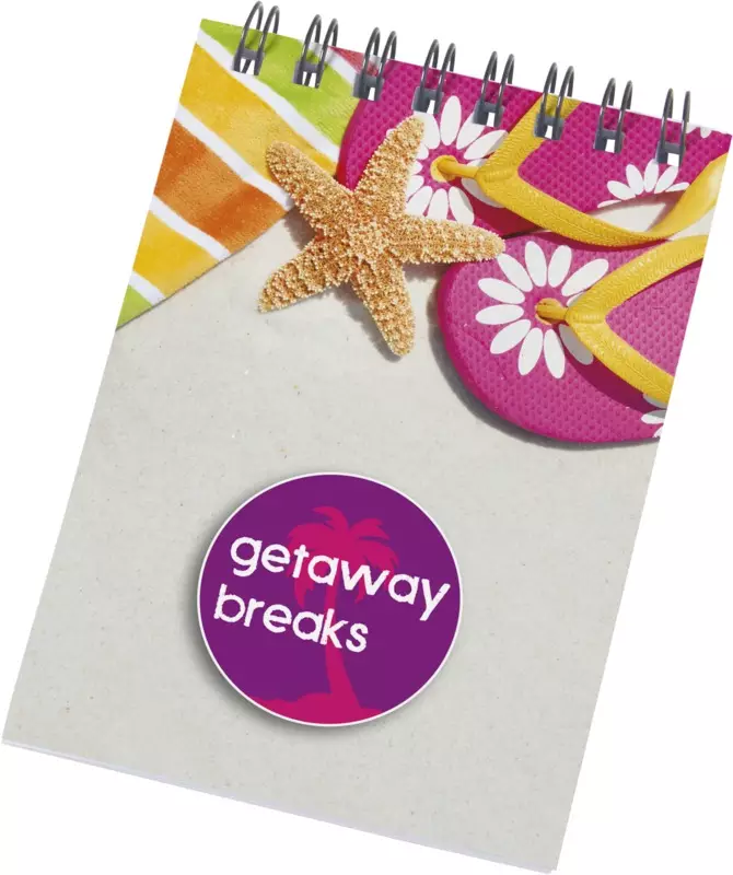 Desk-Mate® kierremuistikirja A7 - Pehmeäkantiset muistikirjat - 21253 - 1