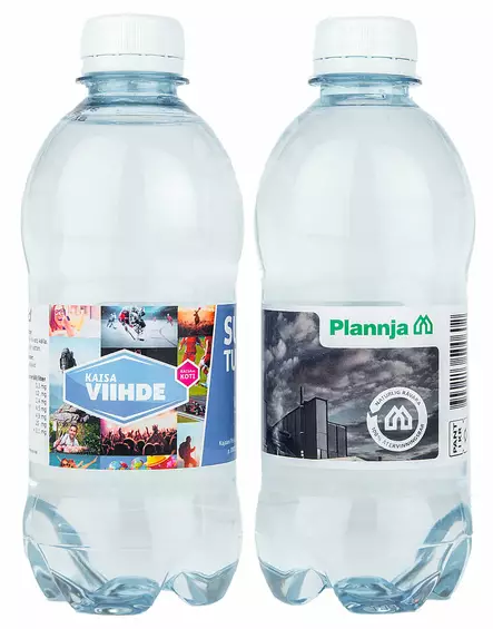 Hiilihapotettu Lähdevesi Logolla 0,35L - Makuvesi - FRE004 - 2