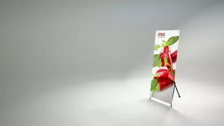 X- Mainosteline Omalla Painatuksella - Rollupit & liput - MWD004 - 1