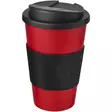 Americano® 350 ml muki, läikyttämätön kansi, grippi - Take away mukit painatuksella - 210696 - 1