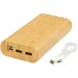 Tulda-varavirtalähde, 20,000 mAh, bambua - Powerbankit ja laturit - 12432406 - 9