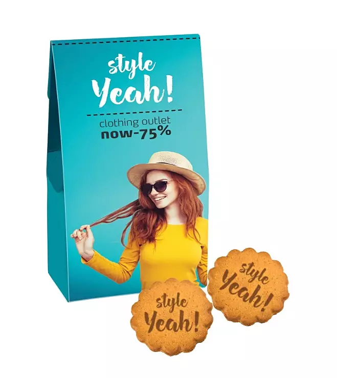 Logokeksit pahvirasiassa - Muut syötävät - SL0406 - 1